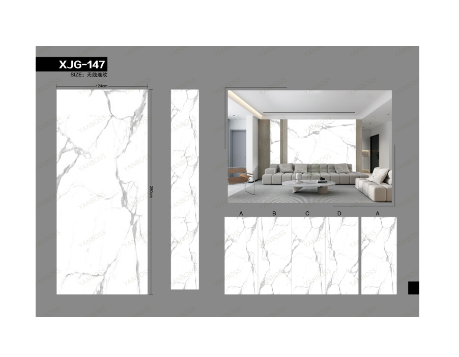 XJG series pvc wall panel 147-164