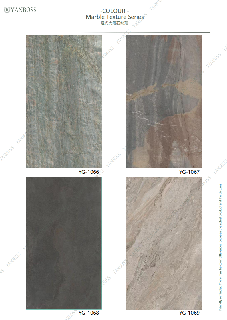 Nano Environmentally Friendly Wall Panels Marble Texture Series 25-48