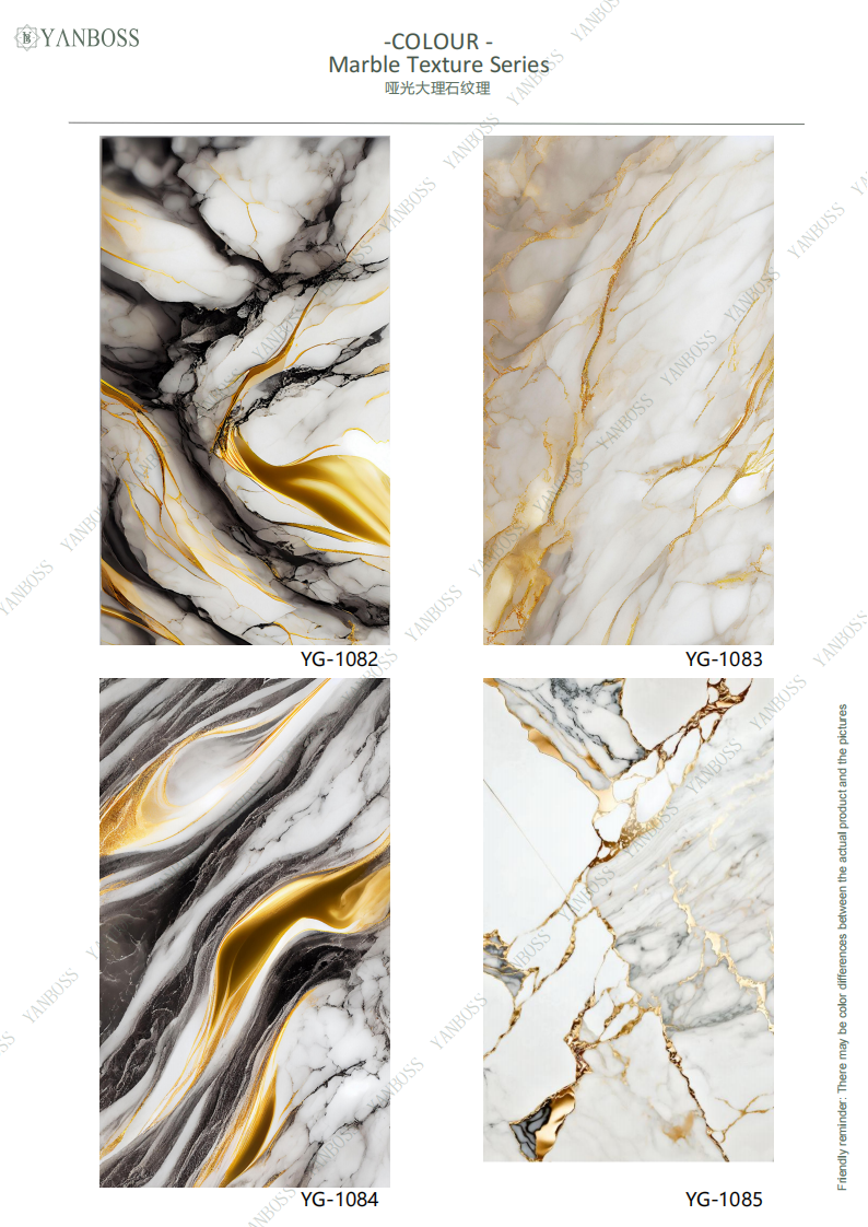 Nano Environmentally Friendly Wall Panels Marble Texture Series 25-48