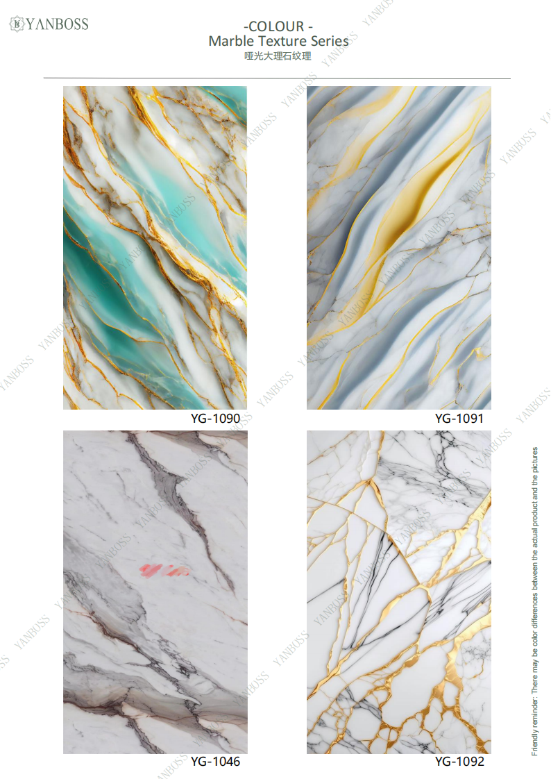 Nano Environmentally Friendly Wall Panels Marble Texture Series 25-48