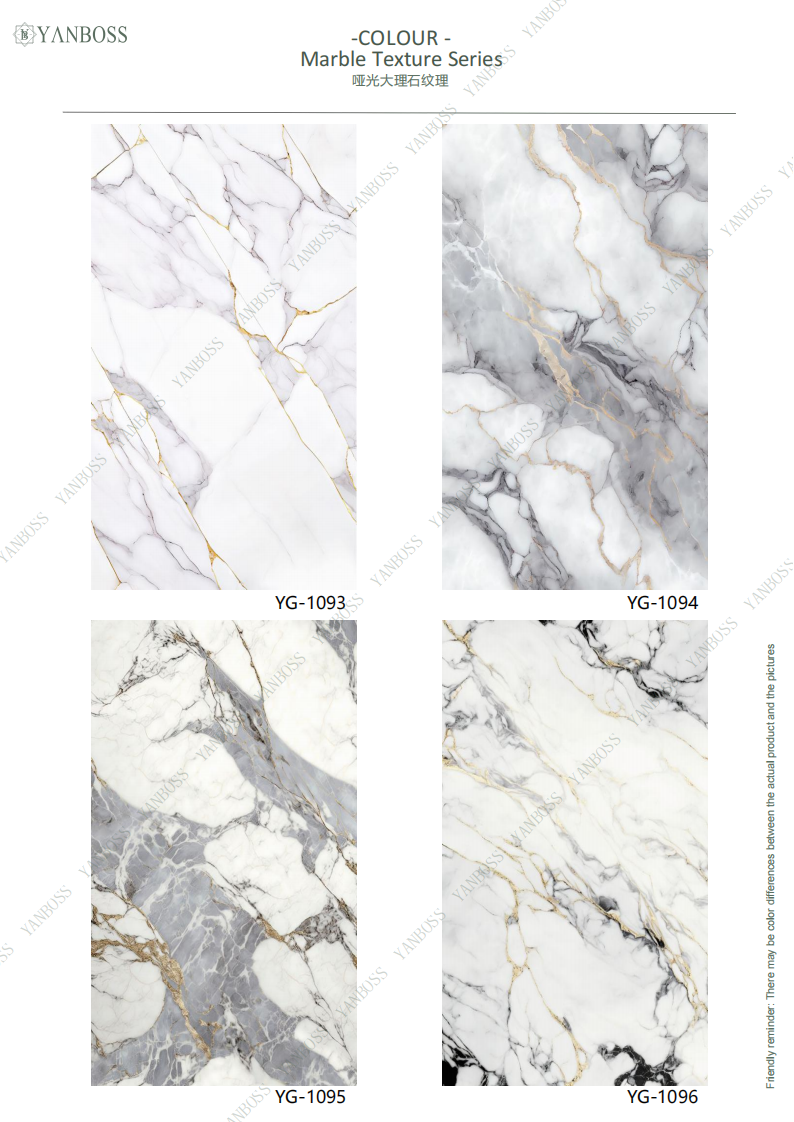 Nano Environmentally Friendly Wall Panels Marble Texture Series 25-48