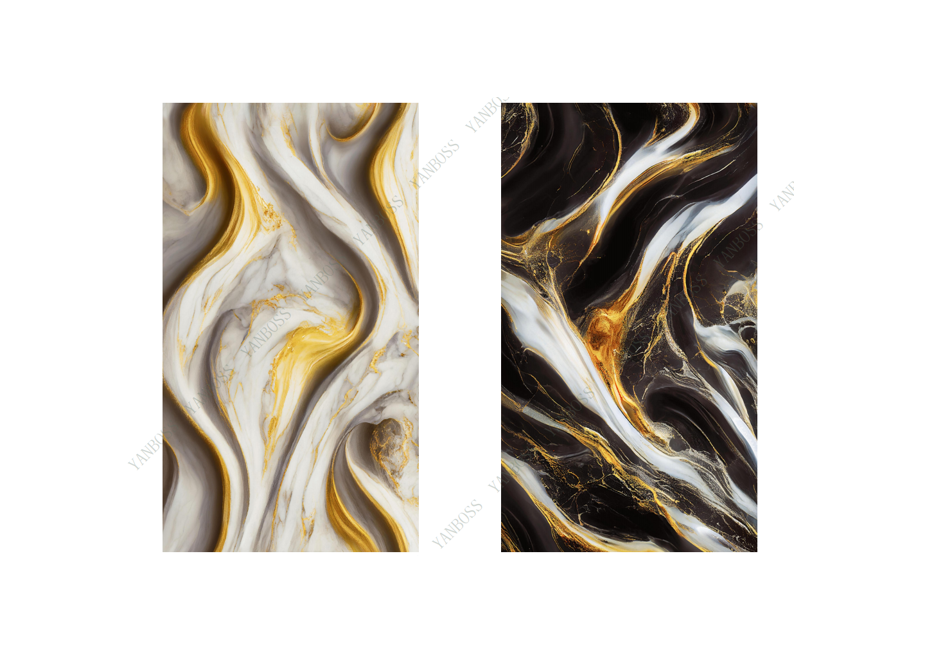 Nano Environmentally Friendly Wall Panels Marble Texture Series 25-48