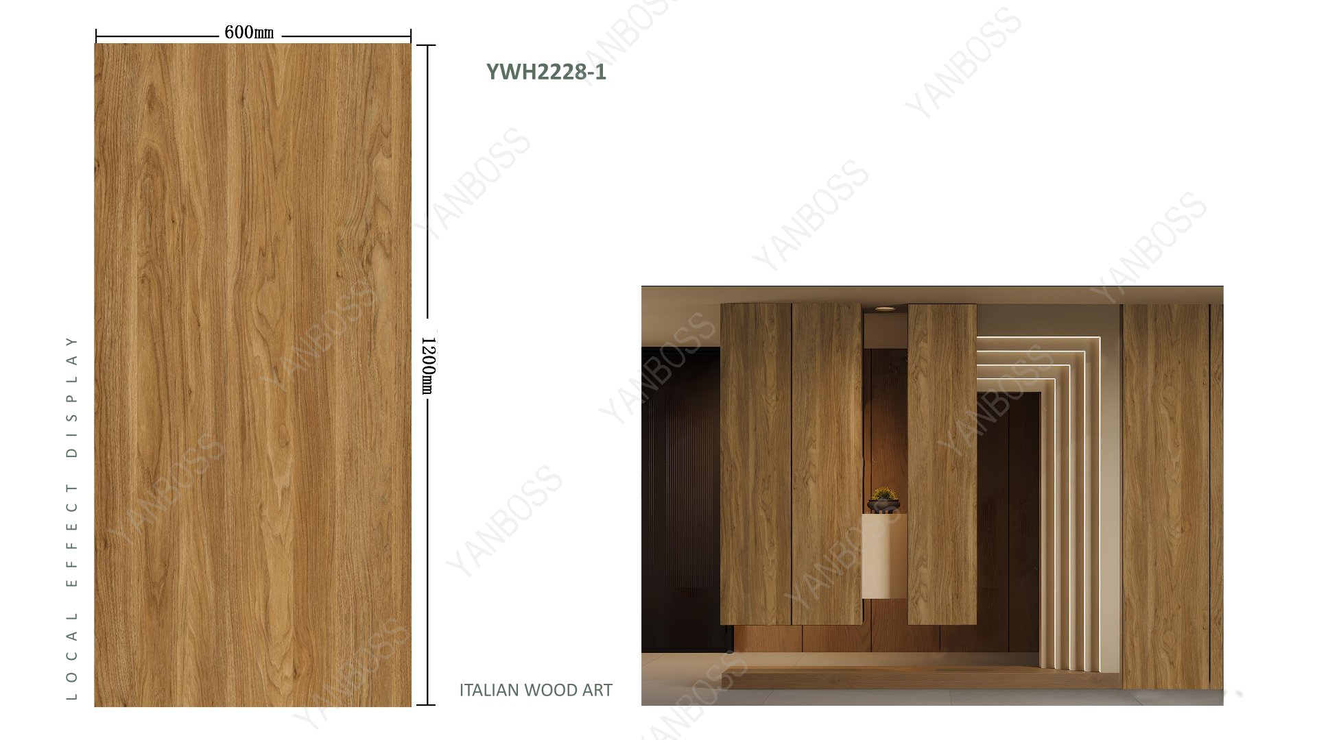 New Italian wood grain texture