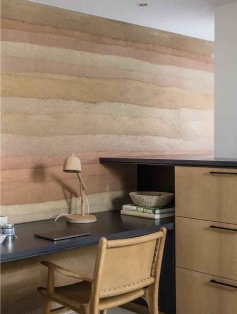 Rammed earth board