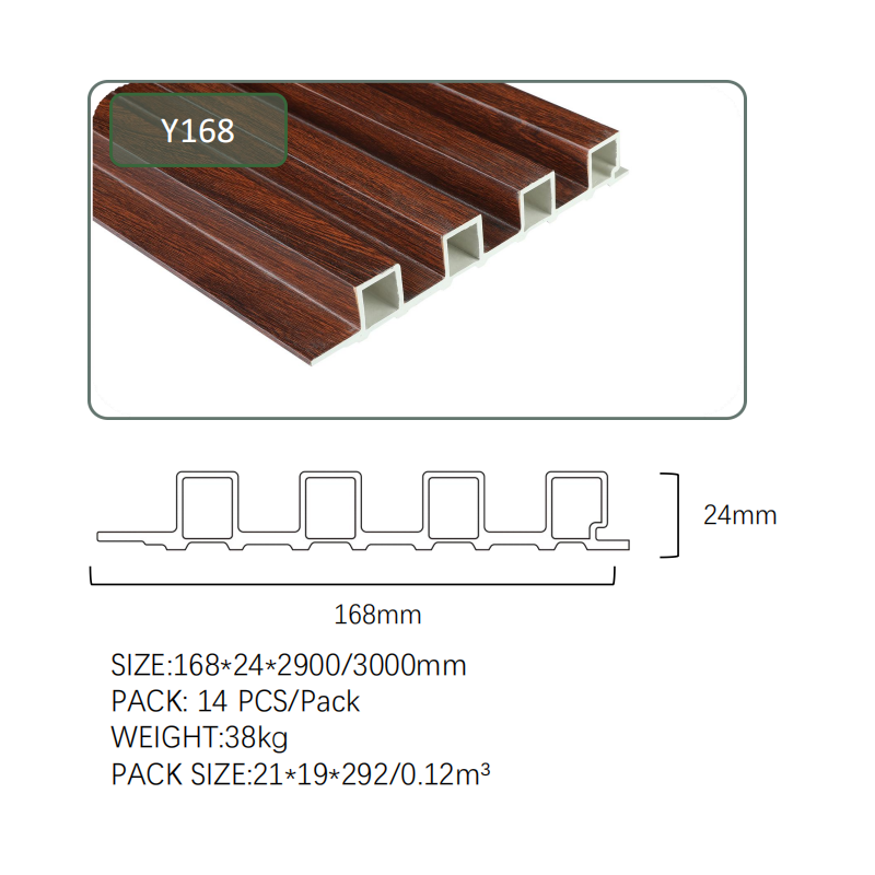 WPC nano environmental protection wall panel grille board interior decoration materials