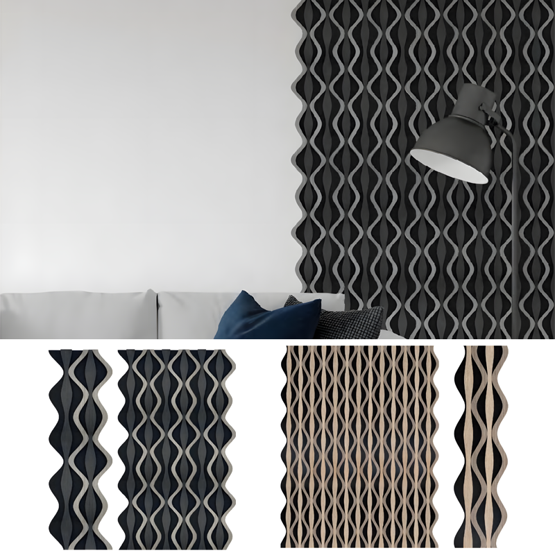 New sound absorption board sound insulation board noise reduction material decorative wall panel